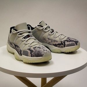 Air Jordan 11 Retro Low 'Light Bone Snakeskin'